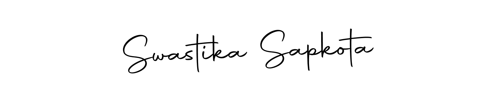 You should practise on your own different ways (Autography-DOLnW) to write your name (Swastika Sapkota) in signature. don't let someone else do it for you. Swastika Sapkota signature style 10 images and pictures png
