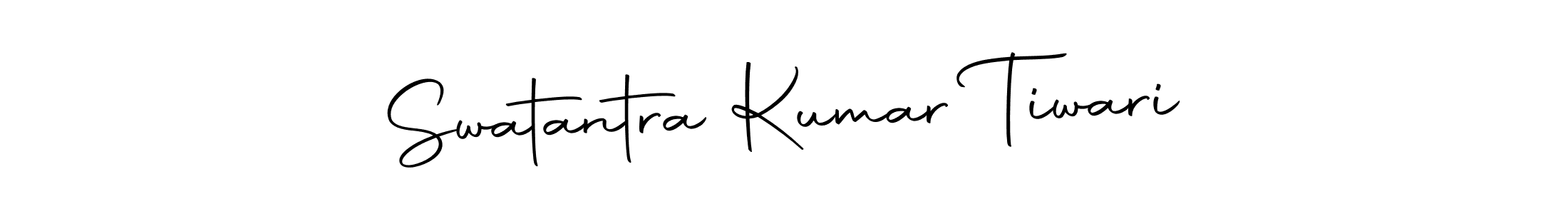 Create a beautiful signature design for name Swatantra Kumar Tiwari. With this signature (Autography-DOLnW) fonts, you can make a handwritten signature for free. Swatantra Kumar Tiwari signature style 10 images and pictures png