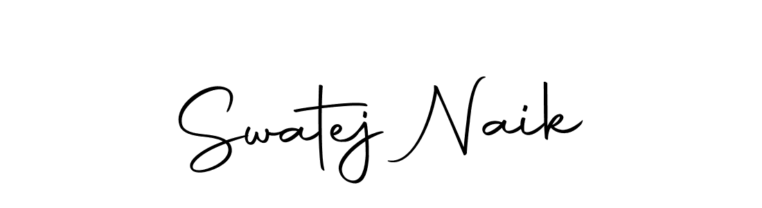 You can use this online signature creator to create a handwritten signature for the name Swatej Naik. This is the best online autograph maker. Swatej Naik signature style 10 images and pictures png
