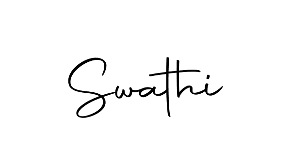 Use a signature maker to create a handwritten signature online. With this signature software, you can design (Autography-DOLnW) your own signature for name Swathi. Swathi signature style 10 images and pictures png