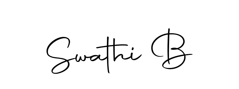 Once you've used our free online signature maker to create your best signature Autography-DOLnW style, it's time to enjoy all of the benefits that Swathi B name signing documents. Swathi B signature style 10 images and pictures png