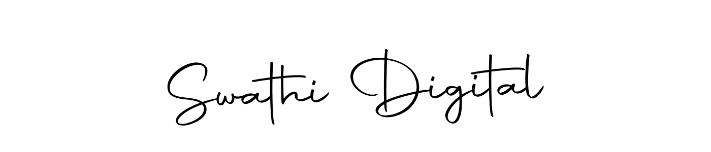 Make a beautiful signature design for name Swathi Digital. With this signature (Autography-DOLnW) style, you can create a handwritten signature for free. Swathi Digital signature style 10 images and pictures png