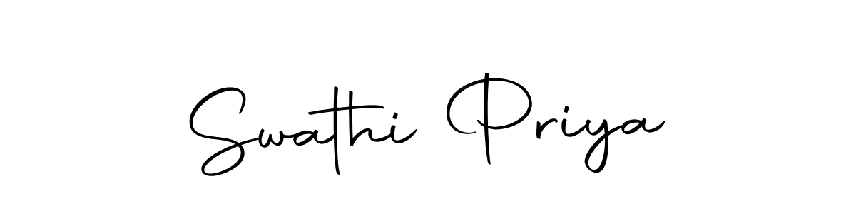 Use a signature maker to create a handwritten signature online. With this signature software, you can design (Autography-DOLnW) your own signature for name Swathi Priya. Swathi Priya signature style 10 images and pictures png