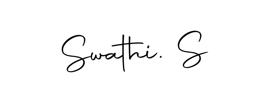 You should practise on your own different ways (Autography-DOLnW) to write your name (Swathi. S) in signature. don't let someone else do it for you. Swathi. S signature style 10 images and pictures png
