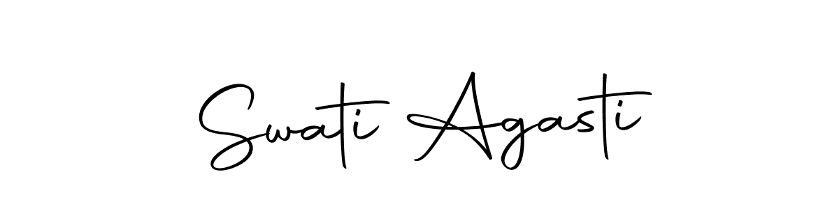 Make a short Swati Agasti signature style. Manage your documents anywhere anytime using Autography-DOLnW. Create and add eSignatures, submit forms, share and send files easily. Swati Agasti signature style 10 images and pictures png