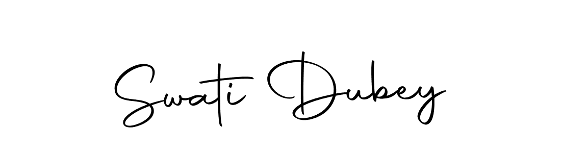 How to make Swati Dubey name signature. Use Autography-DOLnW style for creating short signs online. This is the latest handwritten sign. Swati Dubey signature style 10 images and pictures png