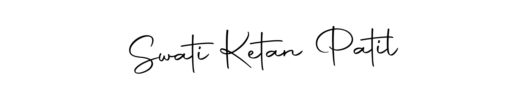 Similarly Autography-DOLnW is the best handwritten signature design. Signature creator online .You can use it as an online autograph creator for name Swati Ketan Patil. Swati Ketan Patil signature style 10 images and pictures png