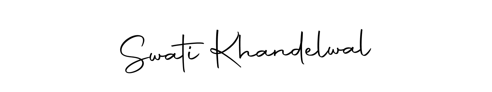 Here are the top 10 professional signature styles for the name Swati Khandelwal. These are the best autograph styles you can use for your name. Swati Khandelwal signature style 10 images and pictures png