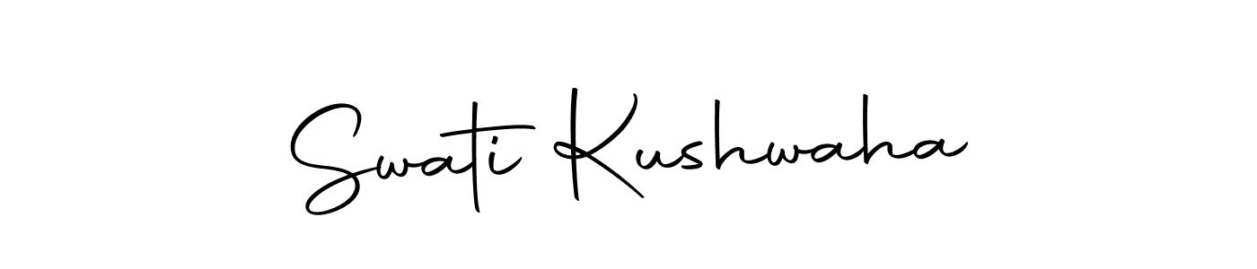 Here are the top 10 professional signature styles for the name Swati Kushwaha. These are the best autograph styles you can use for your name. Swati Kushwaha signature style 10 images and pictures png