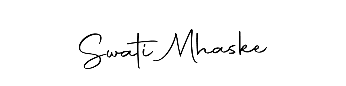 Use a signature maker to create a handwritten signature online. With this signature software, you can design (Autography-DOLnW) your own signature for name Swati Mhaske. Swati Mhaske signature style 10 images and pictures png