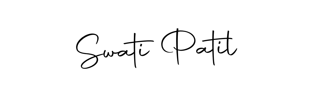 Create a beautiful signature design for name Swati Patil. With this signature (Autography-DOLnW) fonts, you can make a handwritten signature for free. Swati Patil signature style 10 images and pictures png