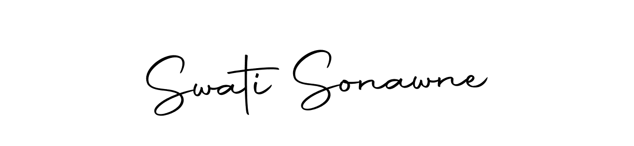 Create a beautiful signature design for name Swati Sonawne. With this signature (Autography-DOLnW) fonts, you can make a handwritten signature for free. Swati Sonawne signature style 10 images and pictures png