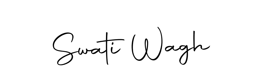 You should practise on your own different ways (Autography-DOLnW) to write your name (Swati Wagh) in signature. don't let someone else do it for you. Swati Wagh signature style 10 images and pictures png