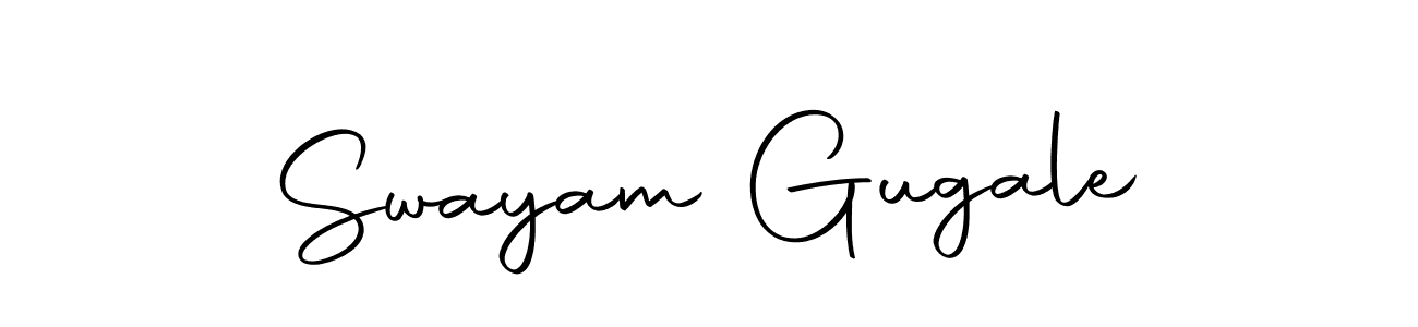 You should practise on your own different ways (Autography-DOLnW) to write your name (Swayam Gugale) in signature. don't let someone else do it for you. Swayam Gugale signature style 10 images and pictures png