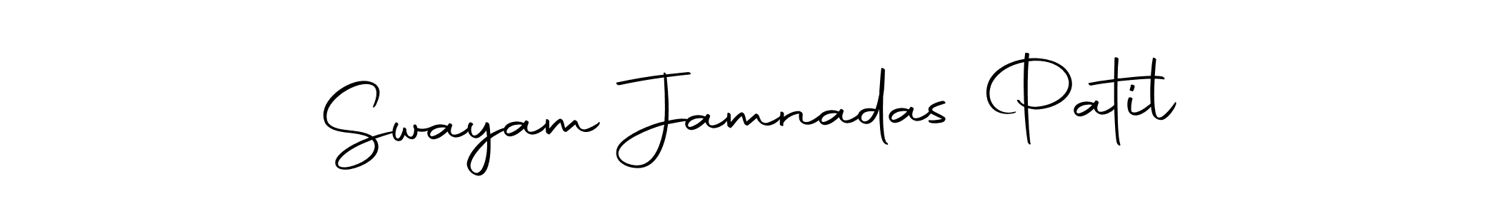 It looks lik you need a new signature style for name Swayam Jamnadas Patil. Design unique handwritten (Autography-DOLnW) signature with our free signature maker in just a few clicks. Swayam Jamnadas Patil signature style 10 images and pictures png