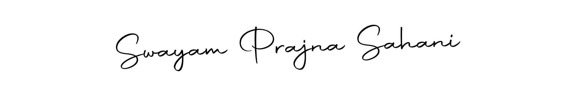 Swayam Prajna Sahani stylish signature style. Best Handwritten Sign (Autography-DOLnW) for my name. Handwritten Signature Collection Ideas for my name Swayam Prajna Sahani. Swayam Prajna Sahani signature style 10 images and pictures png