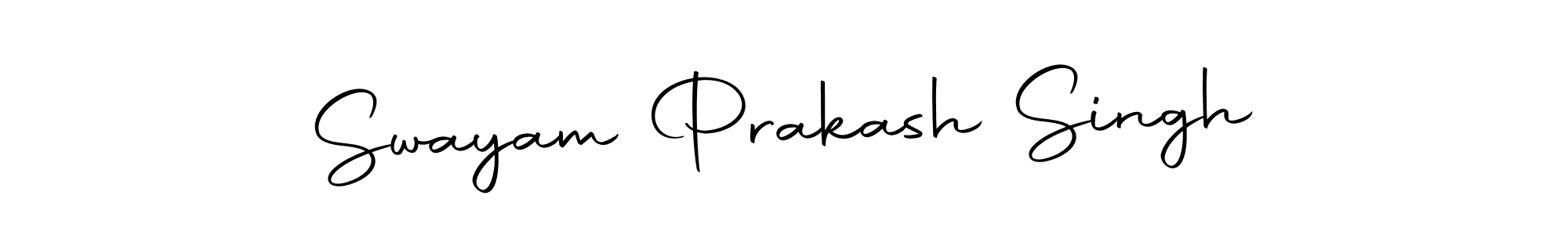Design your own signature with our free online signature maker. With this signature software, you can create a handwritten (Autography-DOLnW) signature for name Swayam Prakash Singh. Swayam Prakash Singh signature style 10 images and pictures png