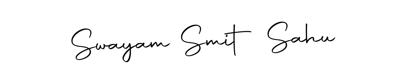 Make a beautiful signature design for name Swayam Smit Sahu. Use this online signature maker to create a handwritten signature for free. Swayam Smit Sahu signature style 10 images and pictures png