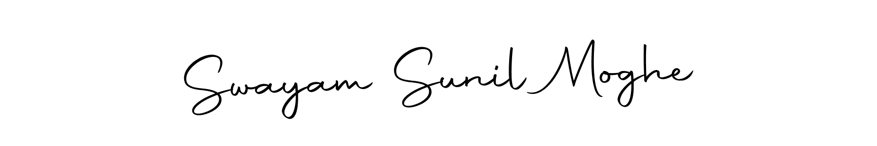 Make a short Swayam Sunil Moghe signature style. Manage your documents anywhere anytime using Autography-DOLnW. Create and add eSignatures, submit forms, share and send files easily. Swayam Sunil Moghe signature style 10 images and pictures png