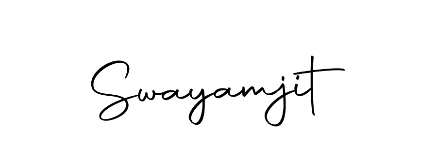 Swayamjit stylish signature style. Best Handwritten Sign (Autography-DOLnW) for my name. Handwritten Signature Collection Ideas for my name Swayamjit. Swayamjit signature style 10 images and pictures png