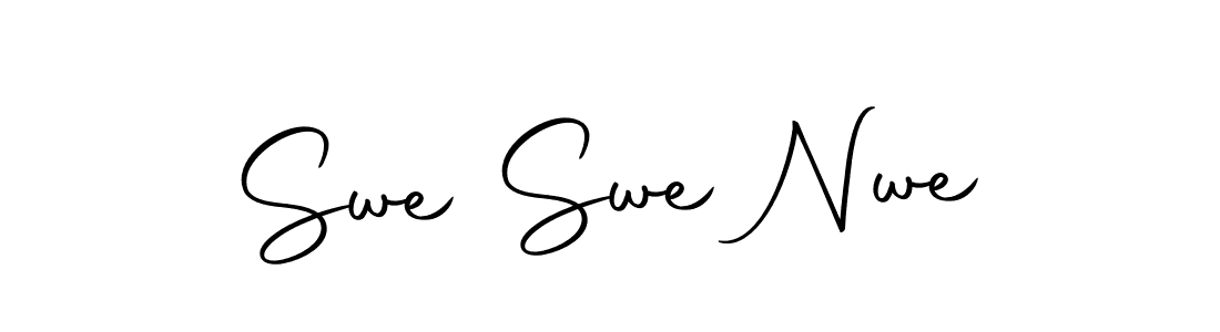 Use a signature maker to create a handwritten signature online. With this signature software, you can design (Autography-DOLnW) your own signature for name Swe Swe Nwe. Swe Swe Nwe signature style 10 images and pictures png