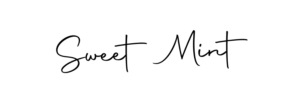 The best way (Autography-DOLnW) to make a short signature is to pick only two or three words in your name. The name Sweet Mint include a total of six letters. For converting this name. Sweet Mint signature style 10 images and pictures png