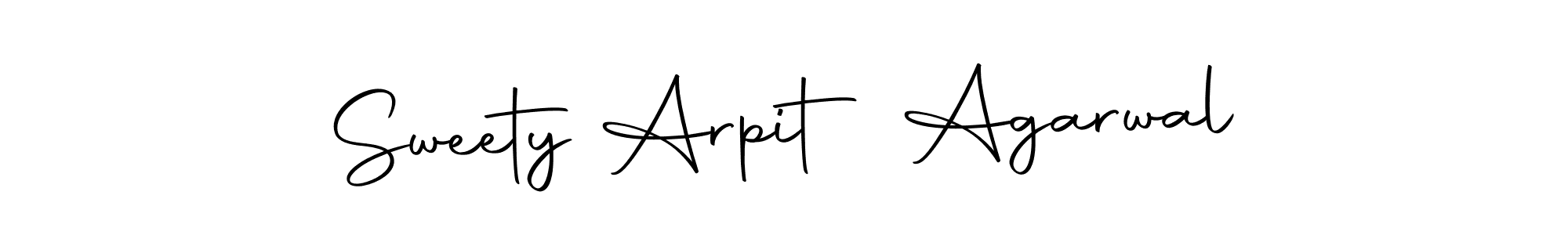 if you are searching for the best signature style for your name Sweety Arpit Agarwal. so please give up your signature search. here we have designed multiple signature styles  using Autography-DOLnW. Sweety Arpit Agarwal signature style 10 images and pictures png