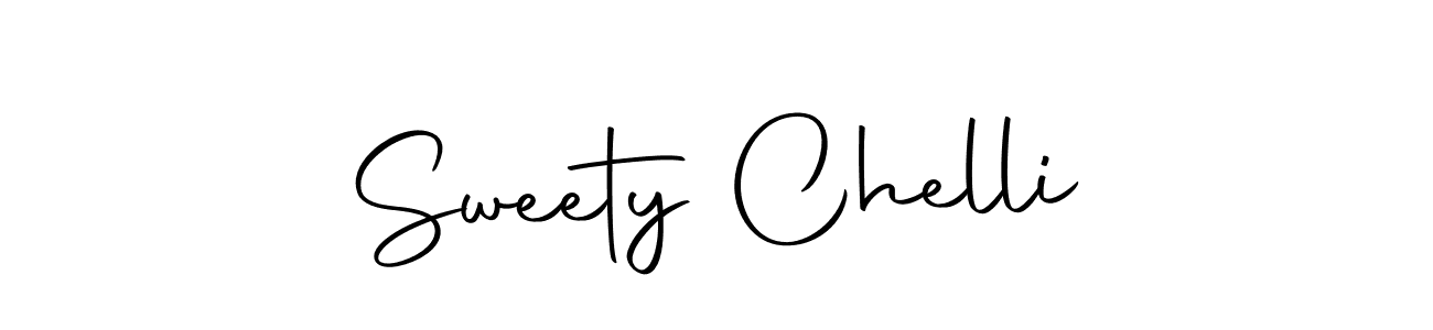 Sweety Chelli stylish signature style. Best Handwritten Sign (Autography-DOLnW) for my name. Handwritten Signature Collection Ideas for my name Sweety Chelli. Sweety Chelli signature style 10 images and pictures png
