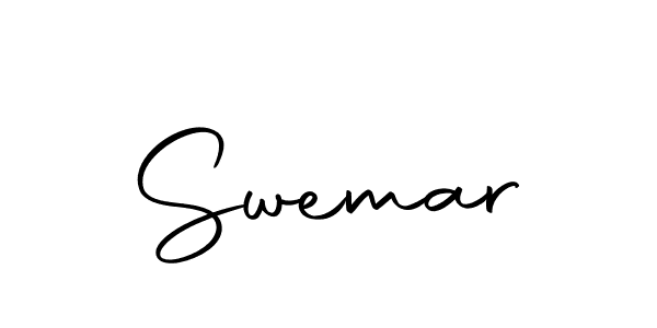 Make a beautiful signature design for name Swemar. With this signature (Autography-DOLnW) style, you can create a handwritten signature for free. Swemar signature style 10 images and pictures png
