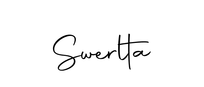 How to make Swerlta signature? Autography-DOLnW is a professional autograph style. Create handwritten signature for Swerlta name. Swerlta signature style 10 images and pictures png