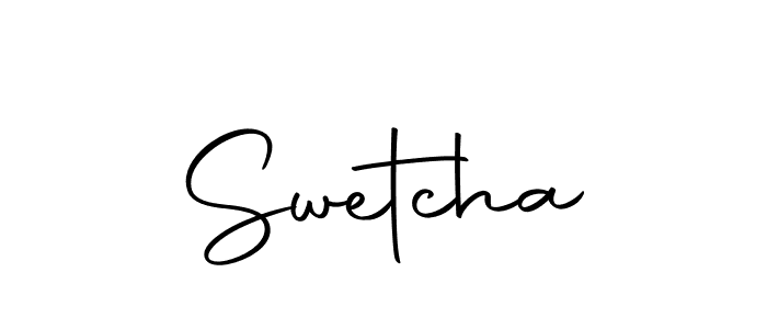 Design your own signature with our free online signature maker. With this signature software, you can create a handwritten (Autography-DOLnW) signature for name Swetcha. Swetcha signature style 10 images and pictures png