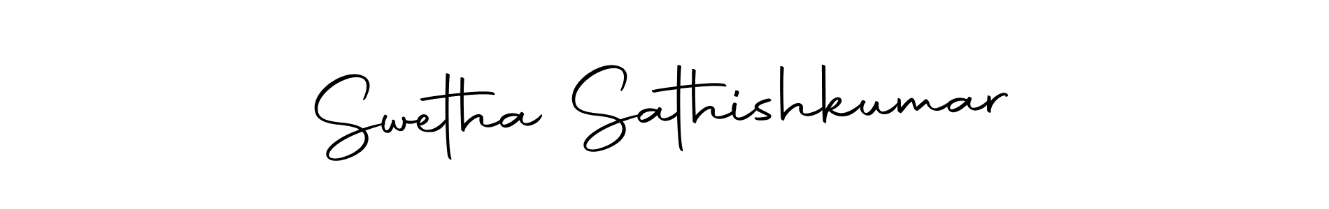 Make a short Swetha Sathishkumar signature style. Manage your documents anywhere anytime using Autography-DOLnW. Create and add eSignatures, submit forms, share and send files easily. Swetha Sathishkumar signature style 10 images and pictures png