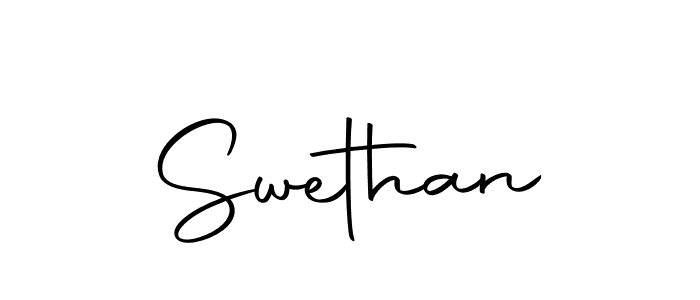 Create a beautiful signature design for name Swethan. With this signature (Autography-DOLnW) fonts, you can make a handwritten signature for free. Swethan signature style 10 images and pictures png