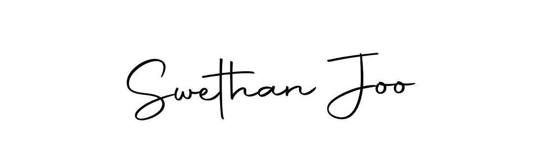 Once you've used our free online signature maker to create your best signature Autography-DOLnW style, it's time to enjoy all of the benefits that Swethan Joo name signing documents. Swethan Joo signature style 10 images and pictures png