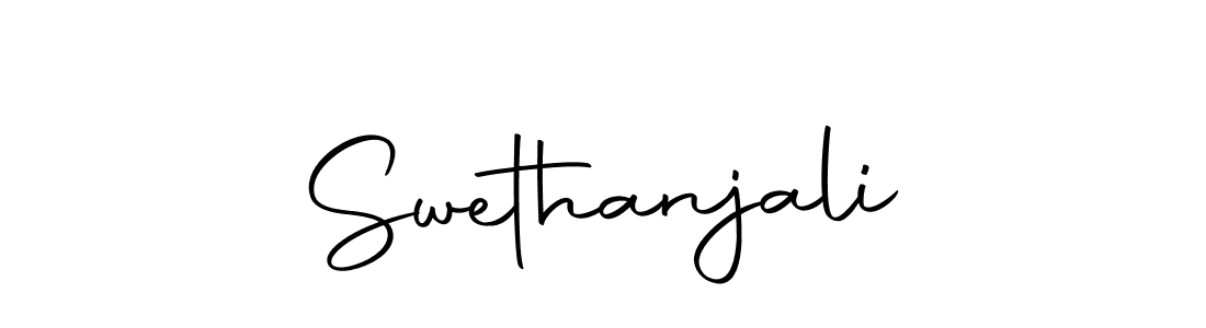 How to make Swethanjali name signature. Use Autography-DOLnW style for creating short signs online. This is the latest handwritten sign. Swethanjali signature style 10 images and pictures png