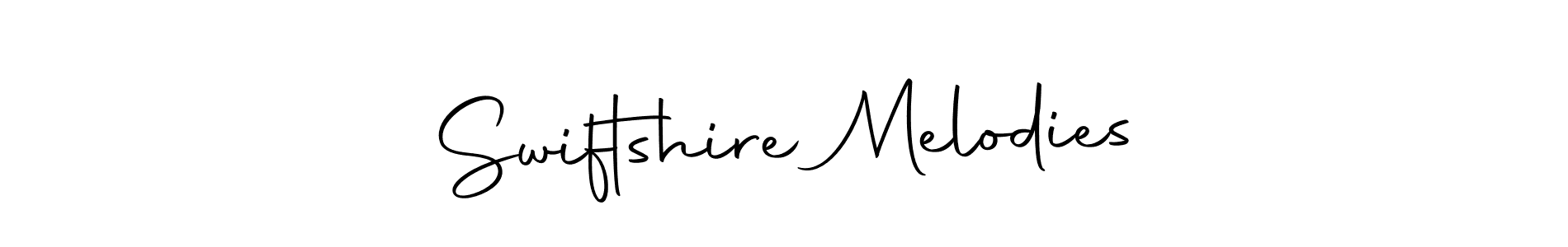 Use a signature maker to create a handwritten signature online. With this signature software, you can design (Autography-DOLnW) your own signature for name Swiftshire Melodies. Swiftshire Melodies signature style 10 images and pictures png