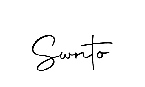 How to Draw Swnto signature style? Autography-DOLnW is a latest design signature styles for name Swnto. Swnto signature style 10 images and pictures png