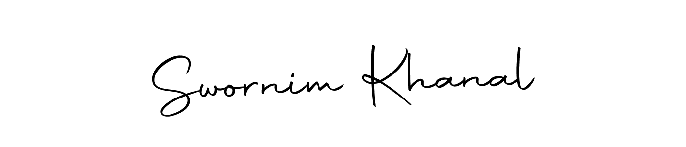 How to make Swornim Khanal signature? Autography-DOLnW is a professional autograph style. Create handwritten signature for Swornim Khanal name. Swornim Khanal signature style 10 images and pictures png