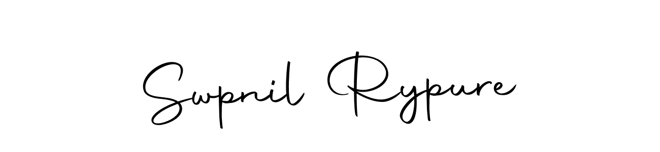 How to make Swpnil Rypure name signature. Use Autography-DOLnW style for creating short signs online. This is the latest handwritten sign. Swpnil Rypure signature style 10 images and pictures png