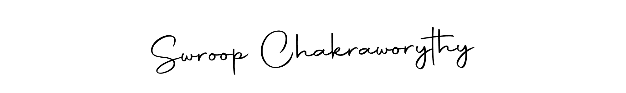 Make a beautiful signature design for name Swroop Chakraworythy. With this signature (Autography-DOLnW) style, you can create a handwritten signature for free. Swroop Chakraworythy signature style 10 images and pictures png