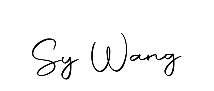 Also You can easily find your signature by using the search form. We will create Sy Wang name handwritten signature images for you free of cost using Autography-DOLnW sign style. Sy Wang signature style 10 images and pictures png