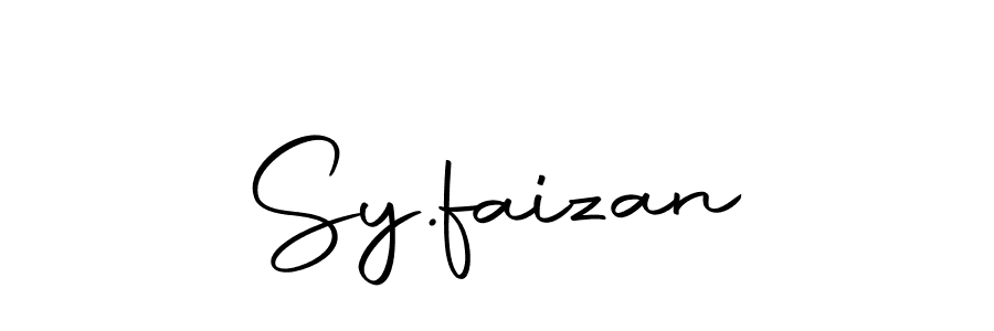 Make a beautiful signature design for name Sy.faizan. With this signature (Autography-DOLnW) style, you can create a handwritten signature for free. Sy.faizan signature style 10 images and pictures png