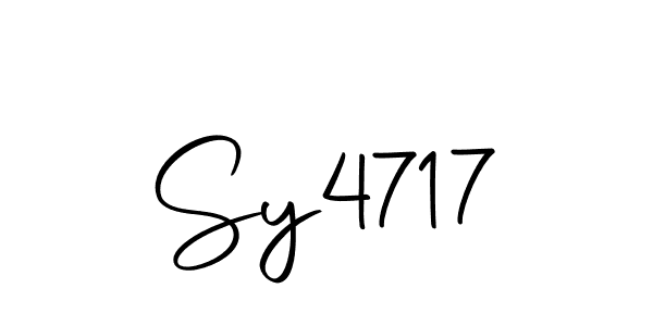 Use a signature maker to create a handwritten signature online. With this signature software, you can design (Autography-DOLnW) your own signature for name Sy4717. Sy4717 signature style 10 images and pictures png