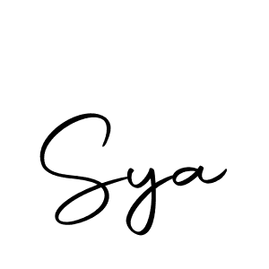 Make a beautiful signature design for name Sya. Use this online signature maker to create a handwritten signature for free. Sya signature style 10 images and pictures png
