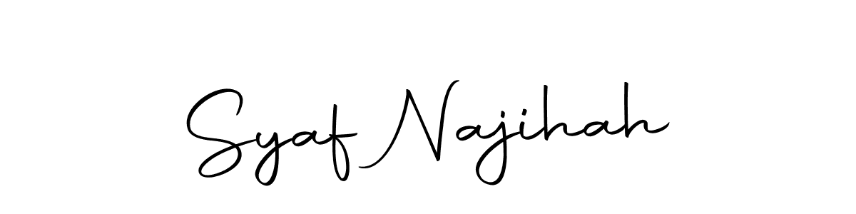 Also we have Syaf Najihah name is the best signature style. Create professional handwritten signature collection using Autography-DOLnW autograph style. Syaf Najihah signature style 10 images and pictures png