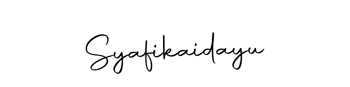 How to make Syafikaidayu signature? Autography-DOLnW is a professional autograph style. Create handwritten signature for Syafikaidayu name. Syafikaidayu signature style 10 images and pictures png