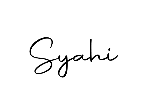 How to make Syahi signature? Autography-DOLnW is a professional autograph style. Create handwritten signature for Syahi name. Syahi signature style 10 images and pictures png