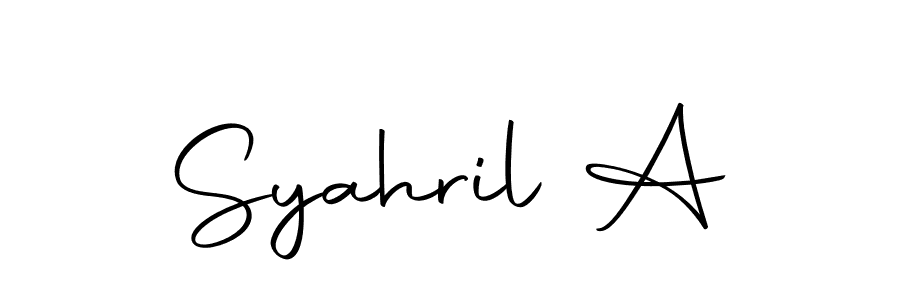 if you are searching for the best signature style for your name Syahril A. so please give up your signature search. here we have designed multiple signature styles  using Autography-DOLnW. Syahril A signature style 10 images and pictures png