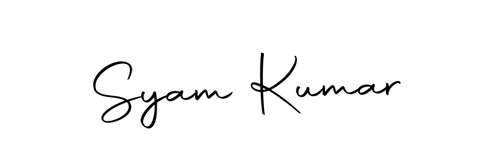 You can use this online signature creator to create a handwritten signature for the name Syam Kumar. This is the best online autograph maker. Syam Kumar signature style 10 images and pictures png