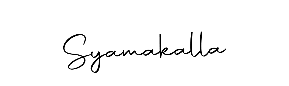 How to make Syamakalla signature? Autography-DOLnW is a professional autograph style. Create handwritten signature for Syamakalla name. Syamakalla signature style 10 images and pictures png